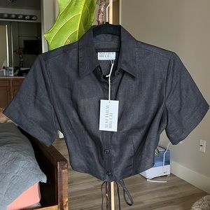 Matthew Bruch short sleeve crop